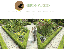 Tablet Screenshot of heronswood.com